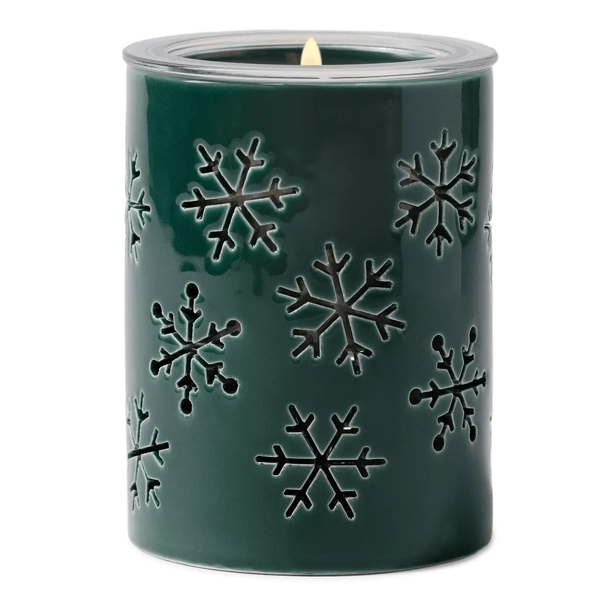 Home-Candleholder-Alpinesnowflake-Iso-Insertglow-R12-2026-Pws Alpine Snowflake Scentsy Candle Insert Holder - Holiday 2026