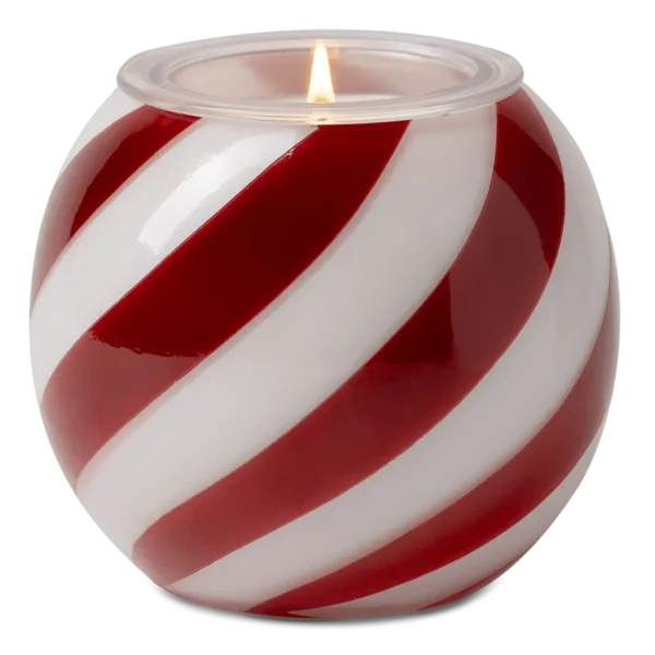 Candy Cane Swirl Scentsy Candle Insert Holder - Holiday 2026