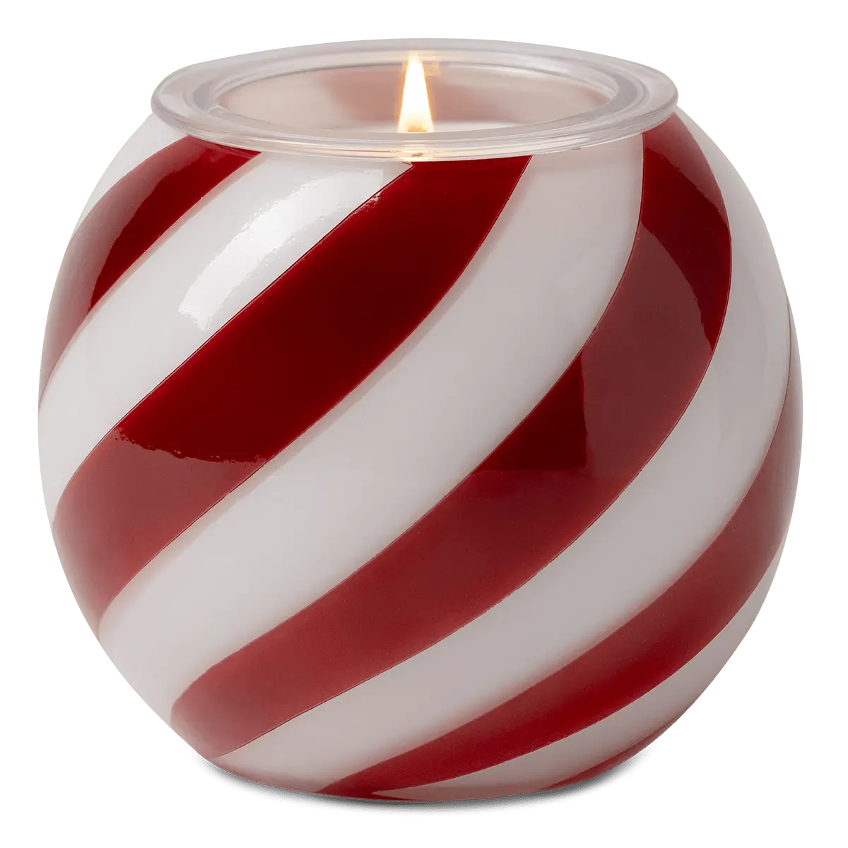 Home-Candleholder-Candycaneswirl-Iso-Glow-R12-2026-Pws Candy Cane Swirl Scentsy Candle Insert Holder - Holiday 2026