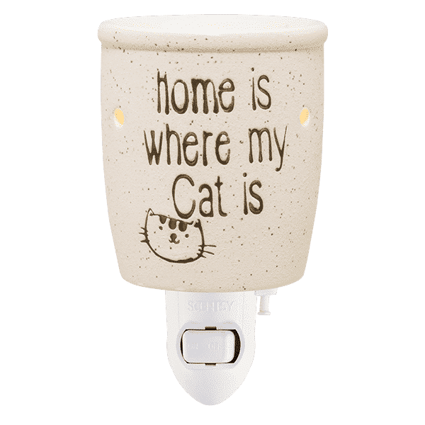 Home Is Where My Cat Is Mini Scentsy Warmer