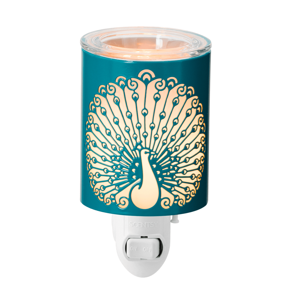 Fancy Feathers Peacock Mini Scentsy Warmer