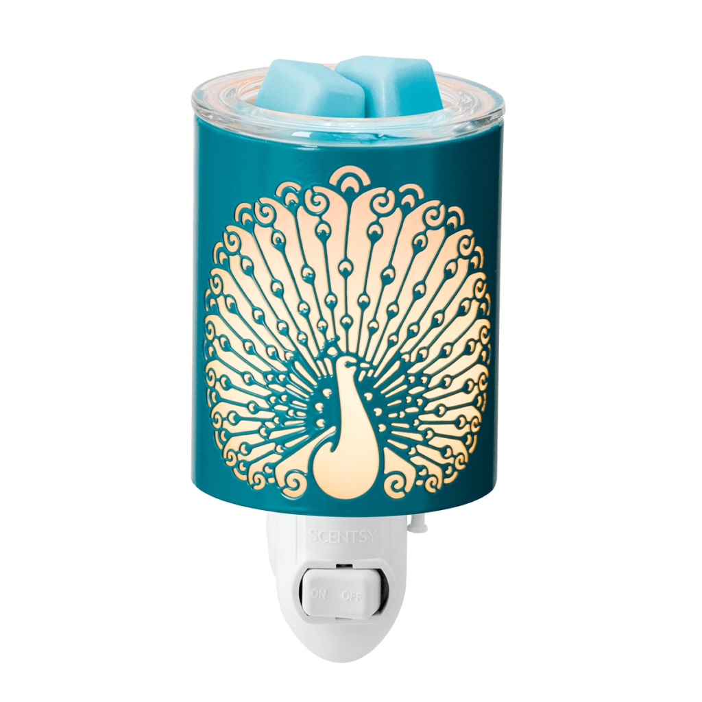 Fancy Feathers Peacock Mini Scentsy Warmer