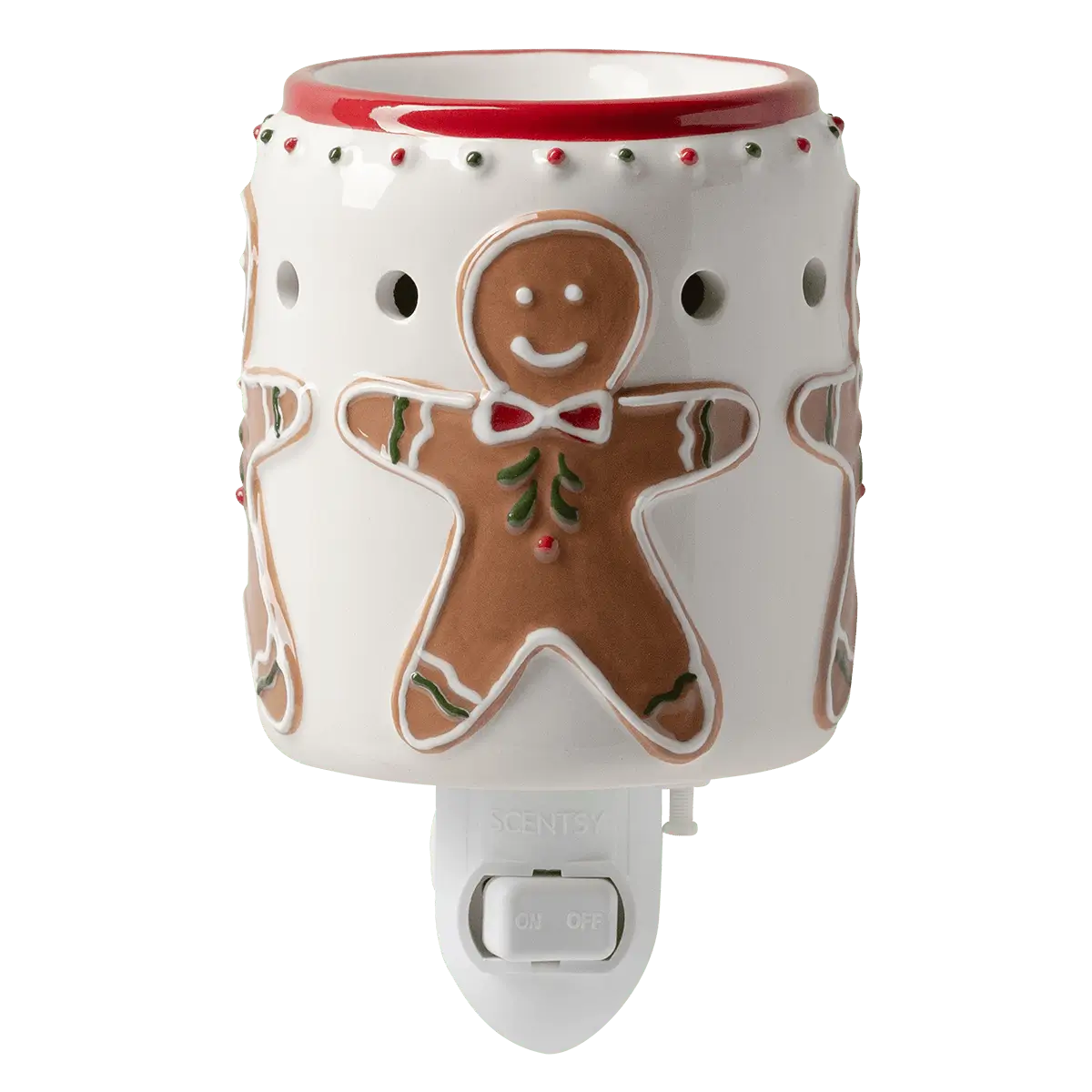 Home-Miniwarmer-Gingerbreadsnap-Iso-R1Mx-2026-Pws Gingerbread Snap Mini Scentsy Warmer - Holiday 2026