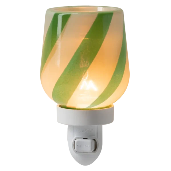 HOME-MiniWarmer-PolarMint-ISO-Glow-R12-2026-PWS Polar Mint Scentsy Mini Warmer - Holiday 2026