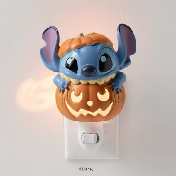 Home-Miniwarmer-Sitch-Pumpkintrouble-Packshot-Glowmain-Ra-2026-Pws Disney Stitch: Pumpkin Trouble Mini Scentsy Warmer - Harvest 2026