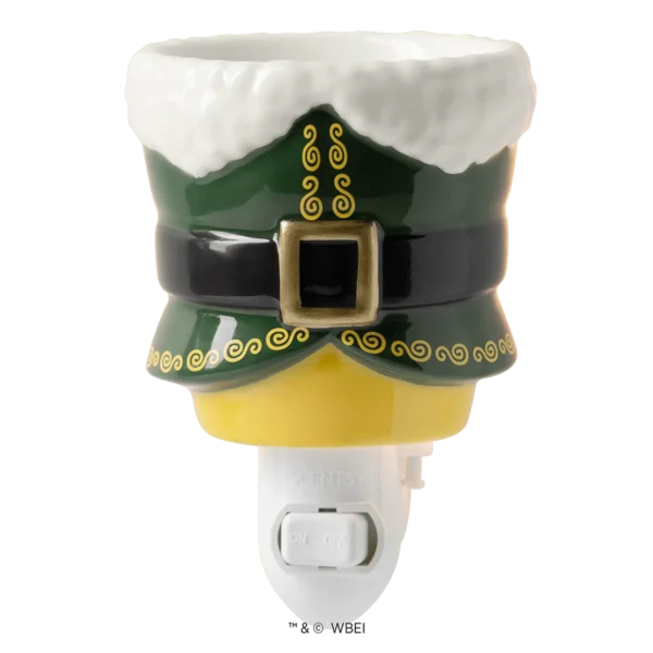 HOME-MiniWarmer-WB-Elf-BuddysChristmasJoy-ISO-Glow-RA-2026-PWS Elf: Buddy’s Christmas Joy Mini Scentsy Warmer - Holiday 2026