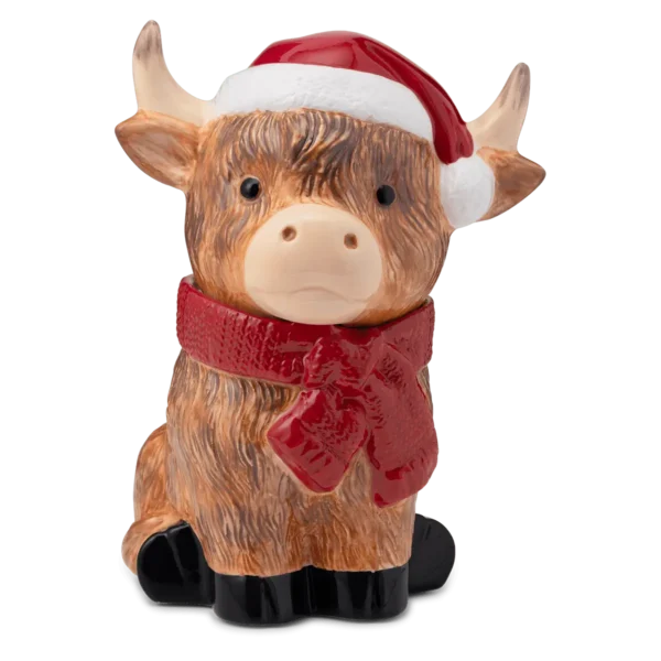 Jolly Ol’ Saint Moo Scentsy Warmer | Highland Cow