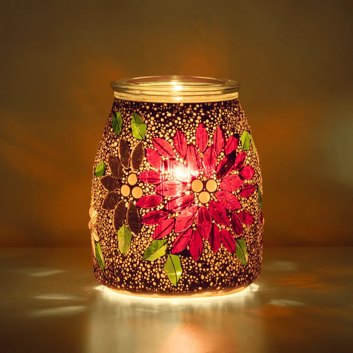 Luminous Poinsettia Scentsy Warmer