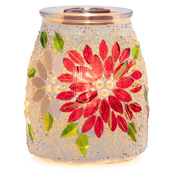 Luminous Poinsettia Scentsy Warmer