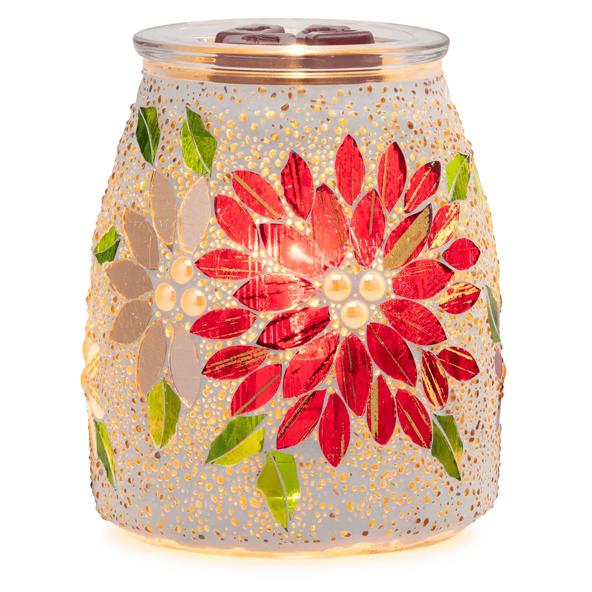 Luminous Poinsettia Scentsy Warmer