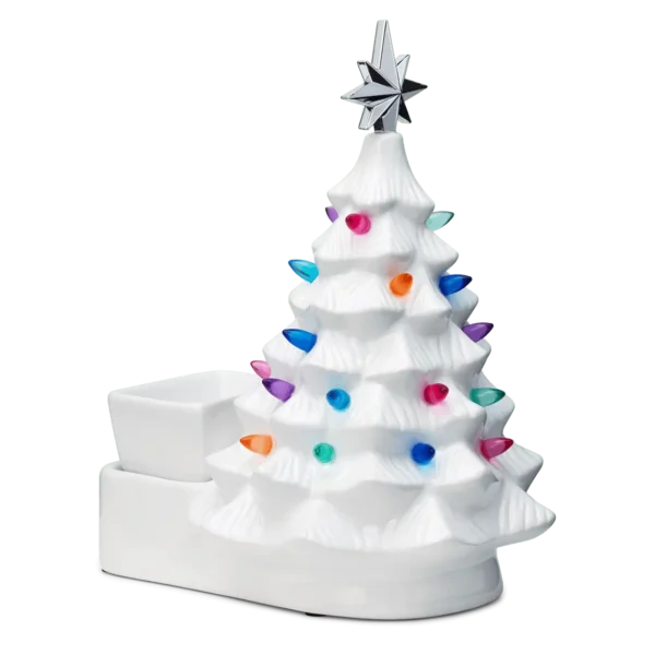 Merry Little Christmas White Scentsy Warmer | Holiday 2025