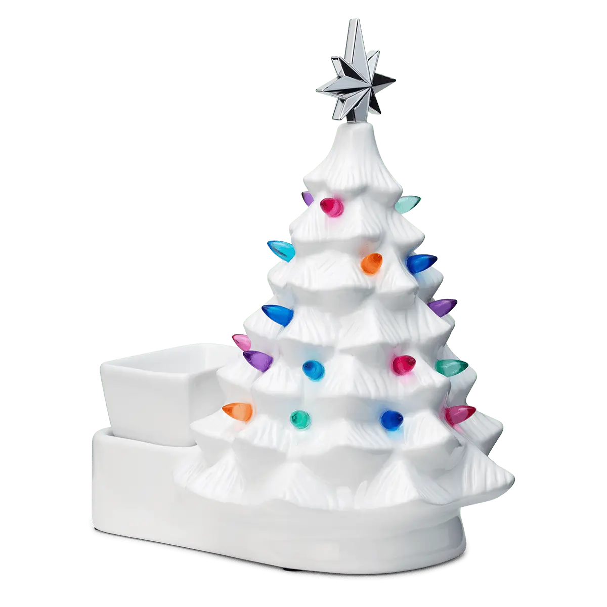Merry Little Christmas White Scentsy Warmer | Holiday 2025