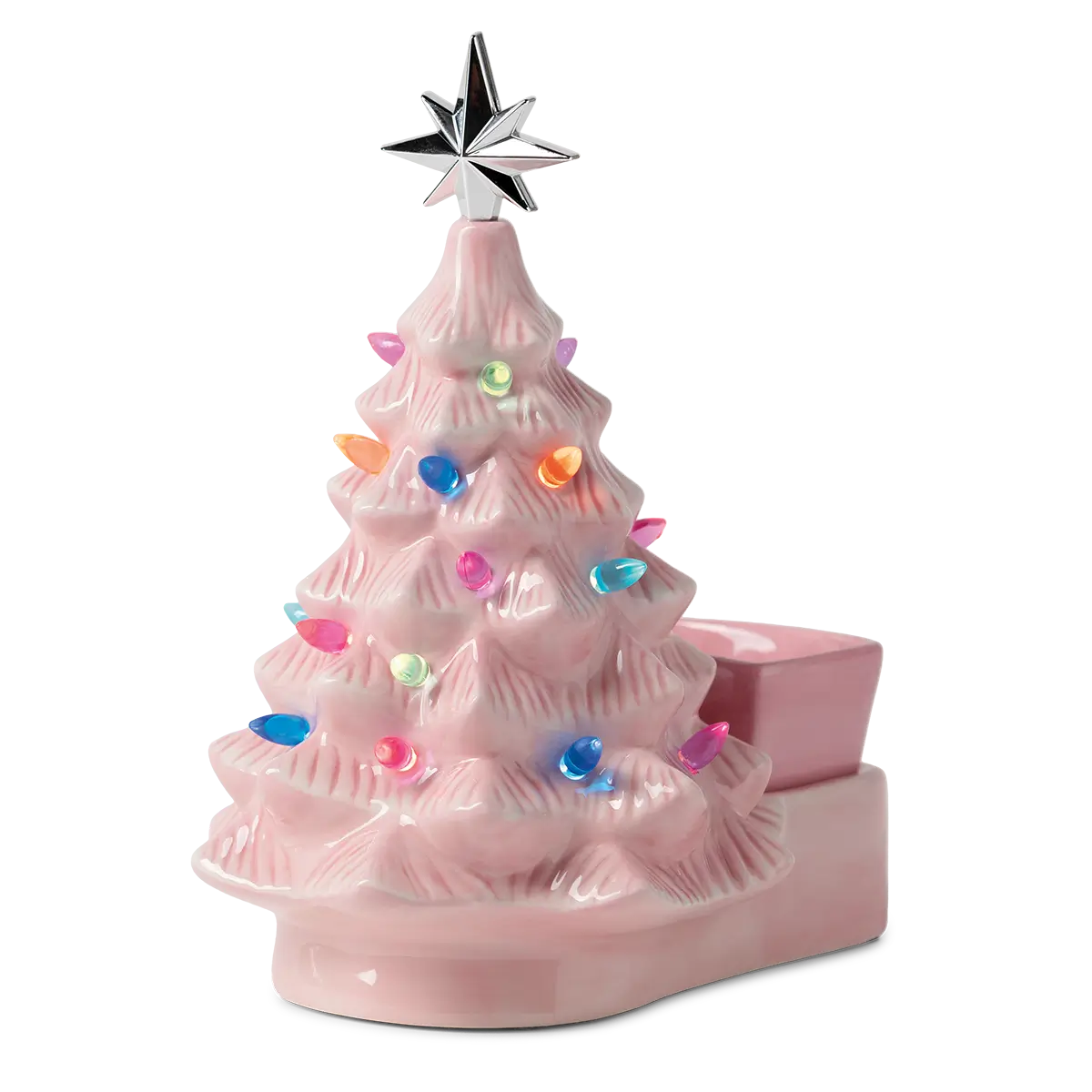 Home-Warmer-Merrylittlechristmaspink-Iso-Glow-R1Mx-2026-Pws Merry Little Christmas Tree Pink Scentsy Warmer - Holiday 2026
