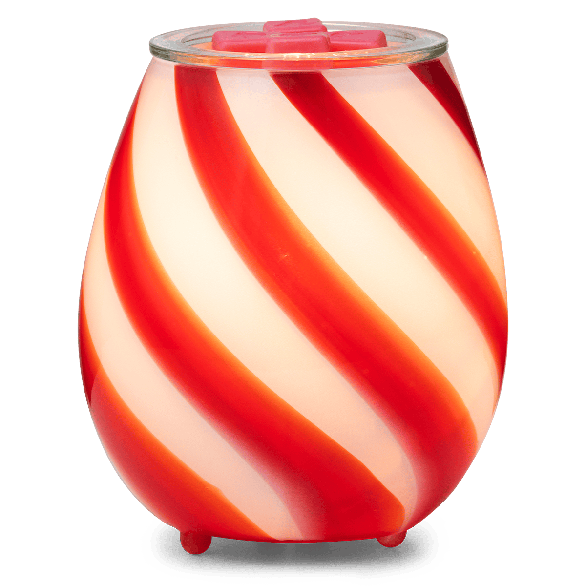Peppermint Swirl Scentsy Warmer | Contemporary Christmas 2025