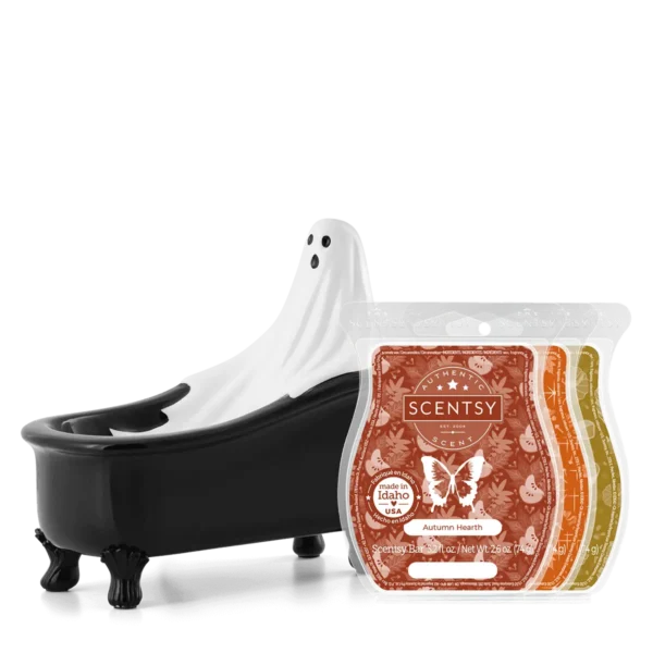 Haunted Spa Ghost Scentsy Warmer Bundle