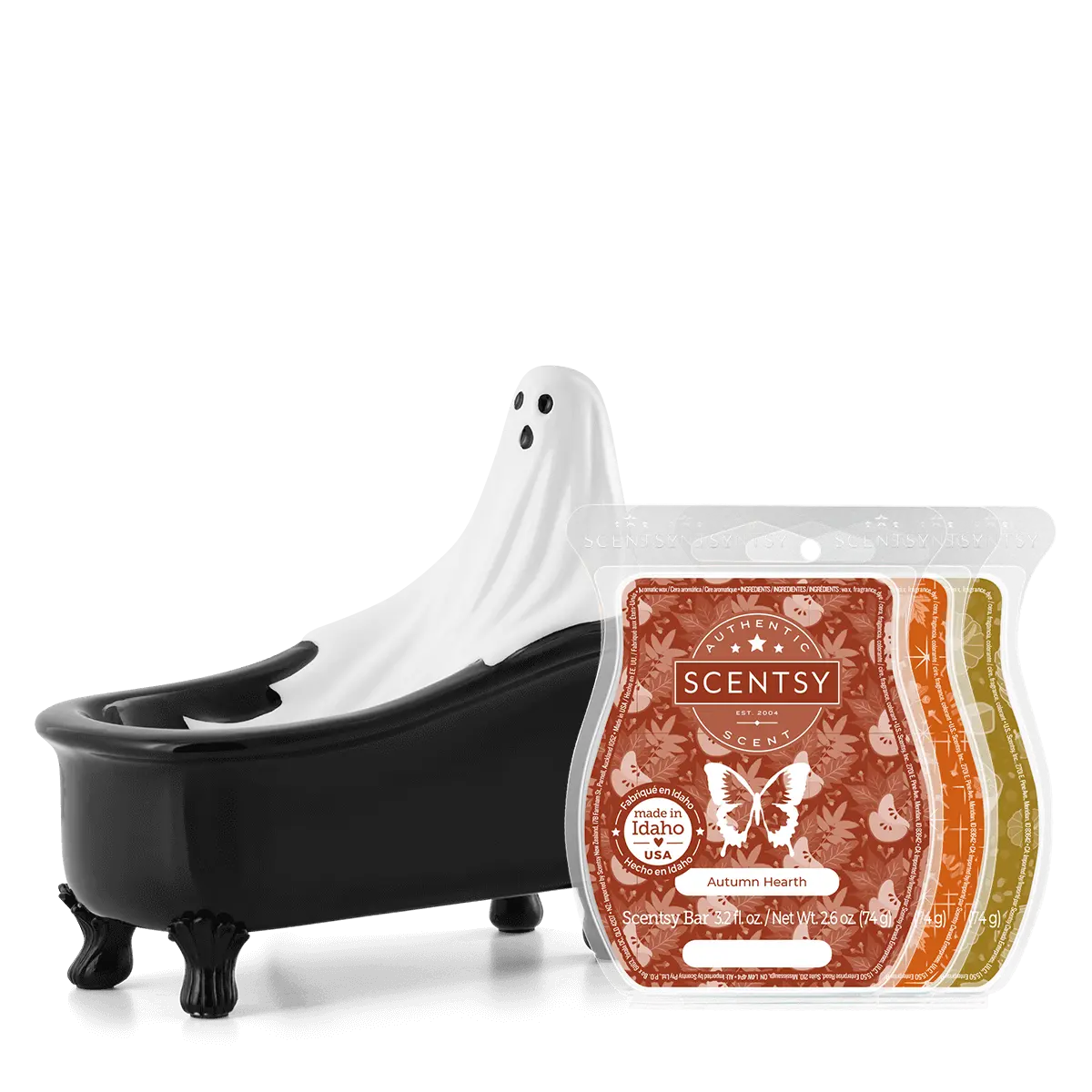 Haunted Spa Ghost Scentsy Warmer Bundle