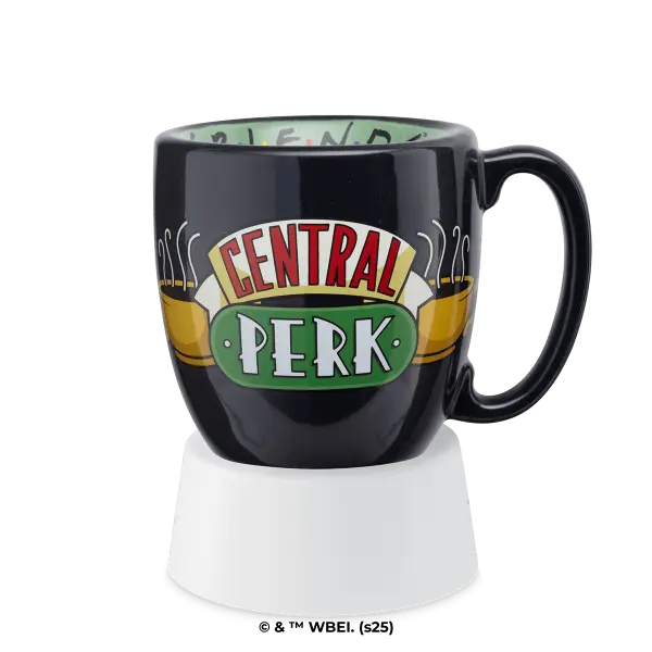 Friends ™ Central Perk Charm Coffee Mug Mini Scentsy Warmer + Tabletop Base