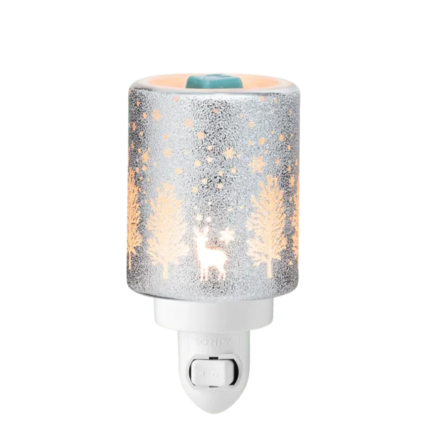 Snowy Glitter Scentsy Mini Warmer