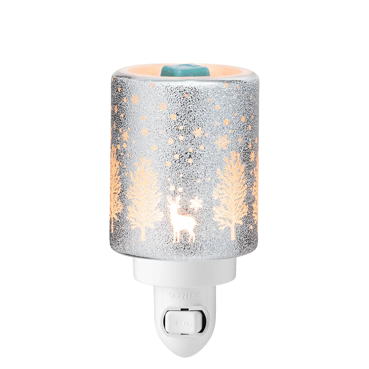 Snowy Glitter Scentsy Mini Warmer