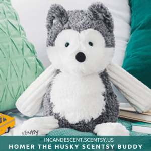 NEW! HOMER THE SIBERIAN HUSKY SCENTSY BUDDY IS HERE!