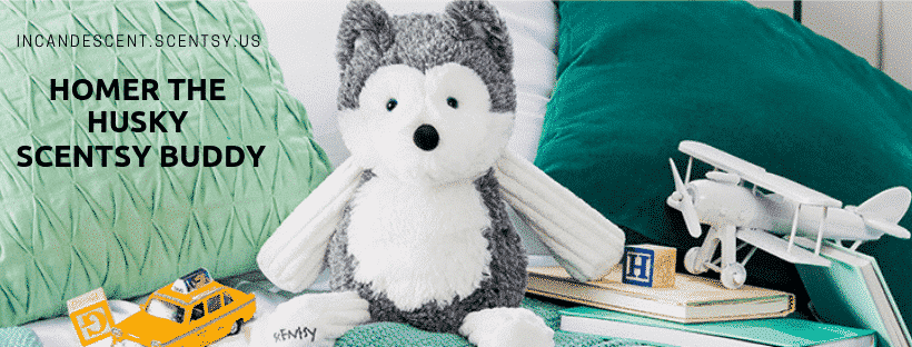 NEW! HOMER THE SIBERIAN HUSKY SCENTSY BUDDY IS HERE!