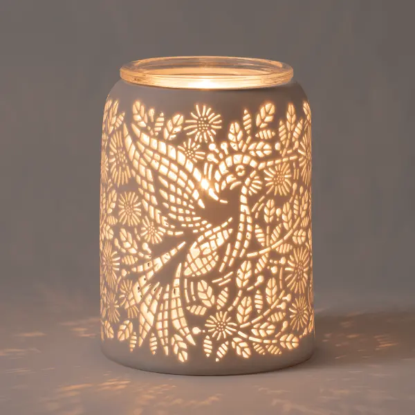 Etched Hummingbird Scentsy Warmer