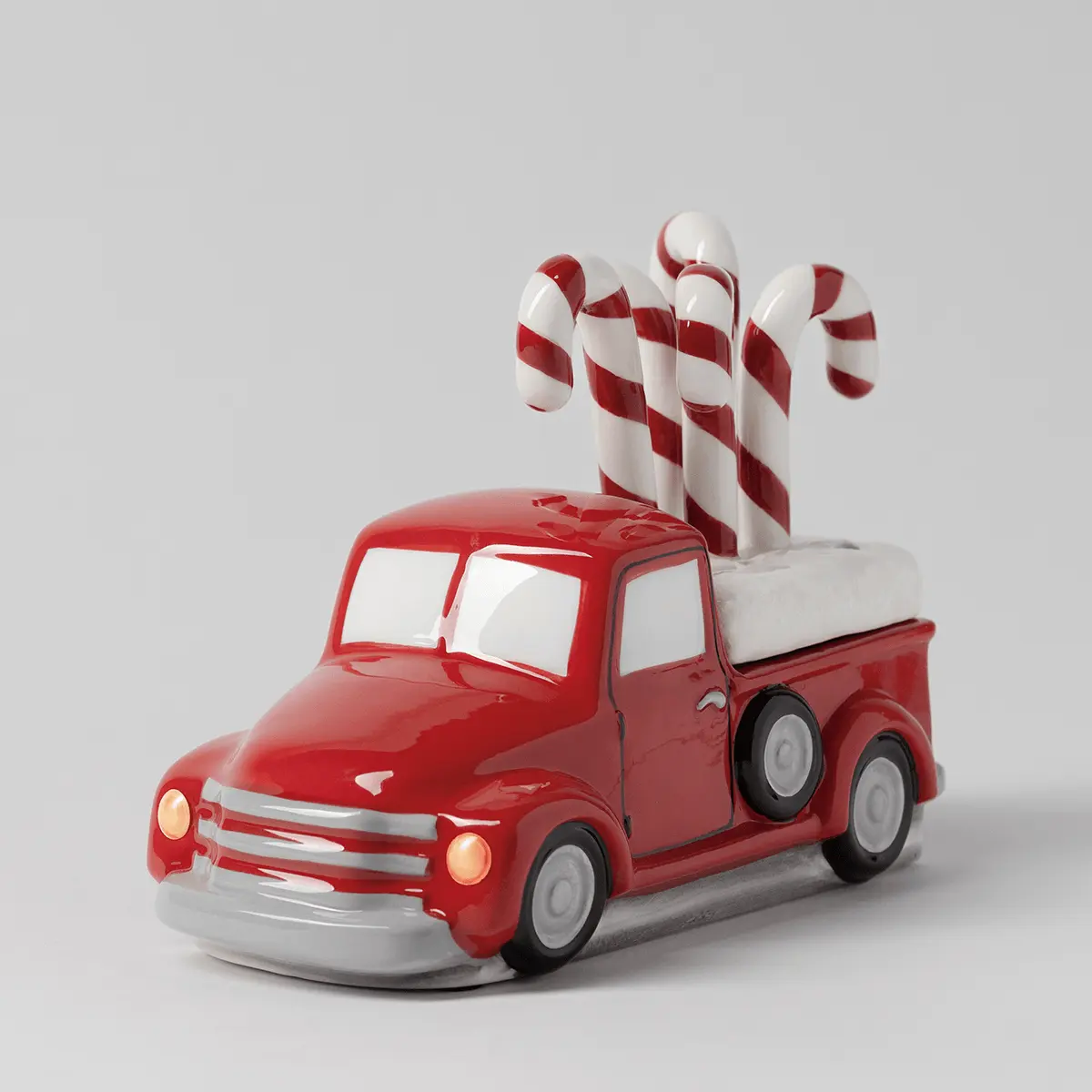 Red Retro Truck Scentsy Warmer + Candy Cane Topper - Holiday 2026