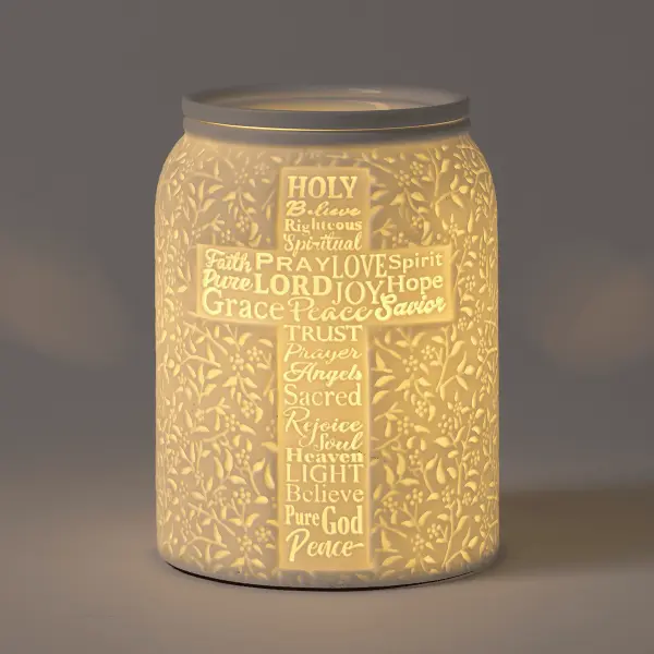 Trust in Him Cross Scentsy Warmer