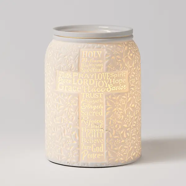 Trust in Him Cross Scentsy Warmer