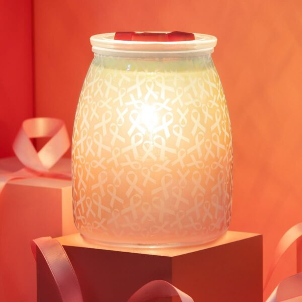 HOPE STRENGTH LOVE SCENTSY WARMER NATIONAL BREAST CANCER ASSOCIATION