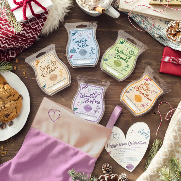 SCENTSY HYGGE WAX COLLECTION BUNDLE WITH GATHER TOGETHER WARMER