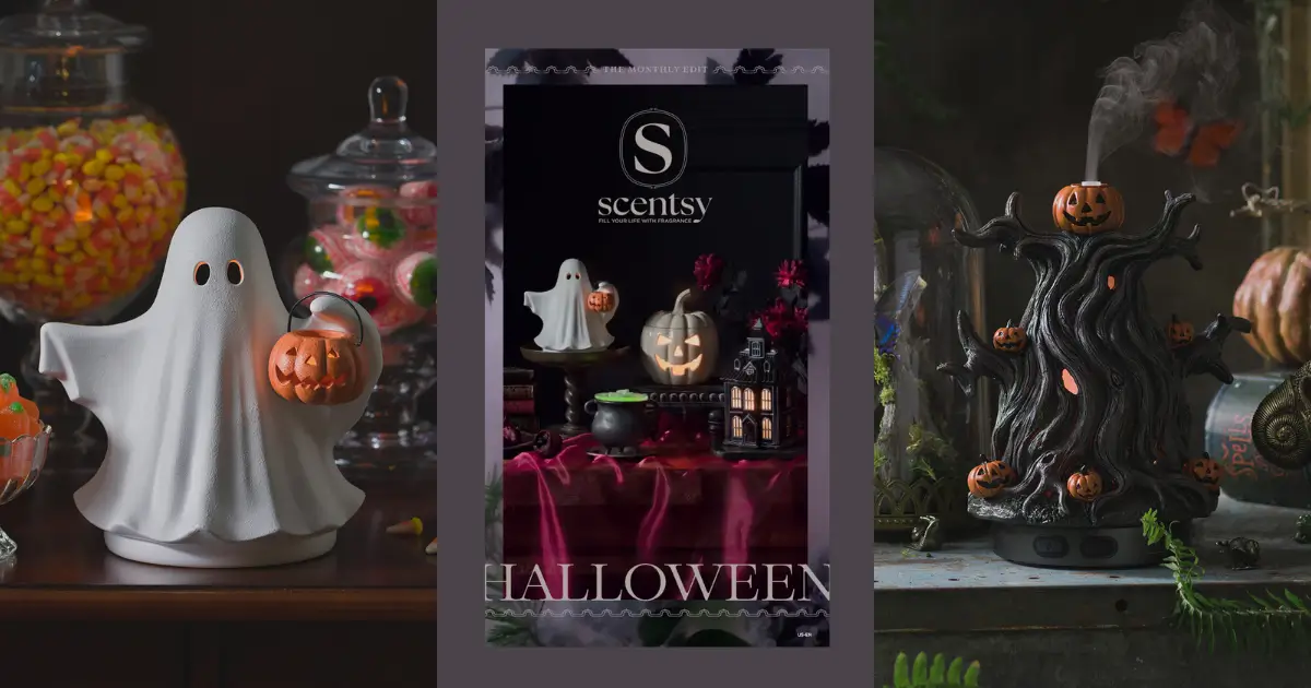 Scentsy September 2026 Monthly Edit: Halloween Collection Warmer &Amp; Scents Scentsy September 2026 Monthly Edit: Halloween Collection Warmer & Scents