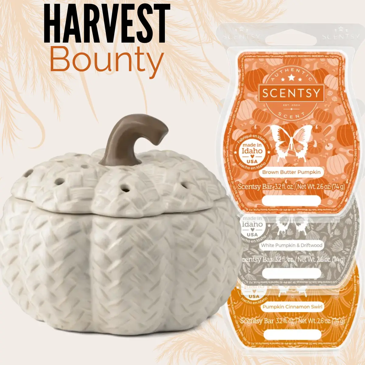 Harvest Bounty Scentsy Warmer Bundle