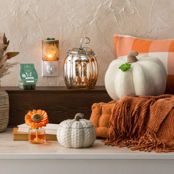 Harvest Bounty White Pumpkin Scentsy Warmer
