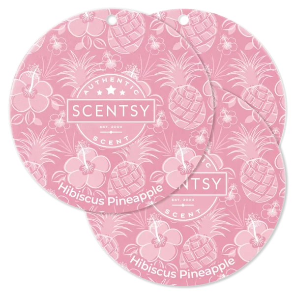 Hibiscus Pineapple Scentsy Scent Circle 3 Pack