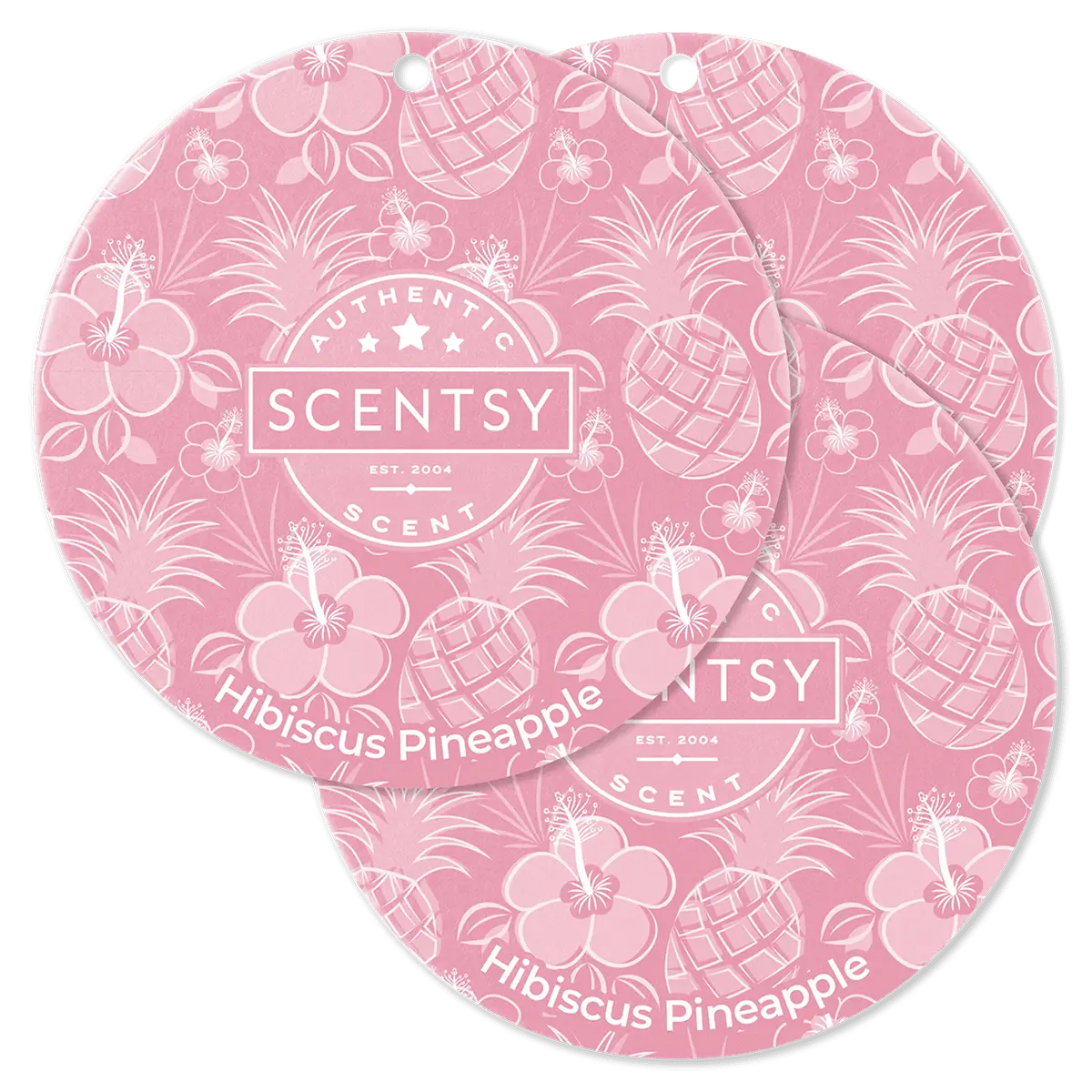 Hibiscus Pineapple Scentsy Scent Circle 3 Pack