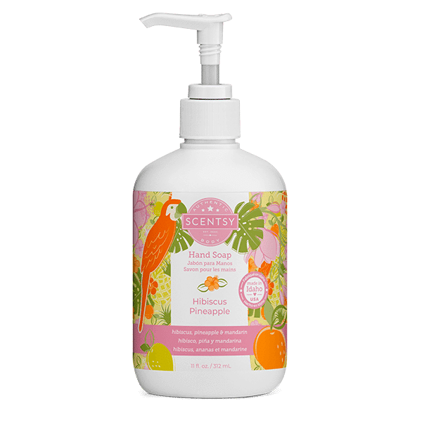 Hibiscus Pineapple Scentsy Large Hand Soap