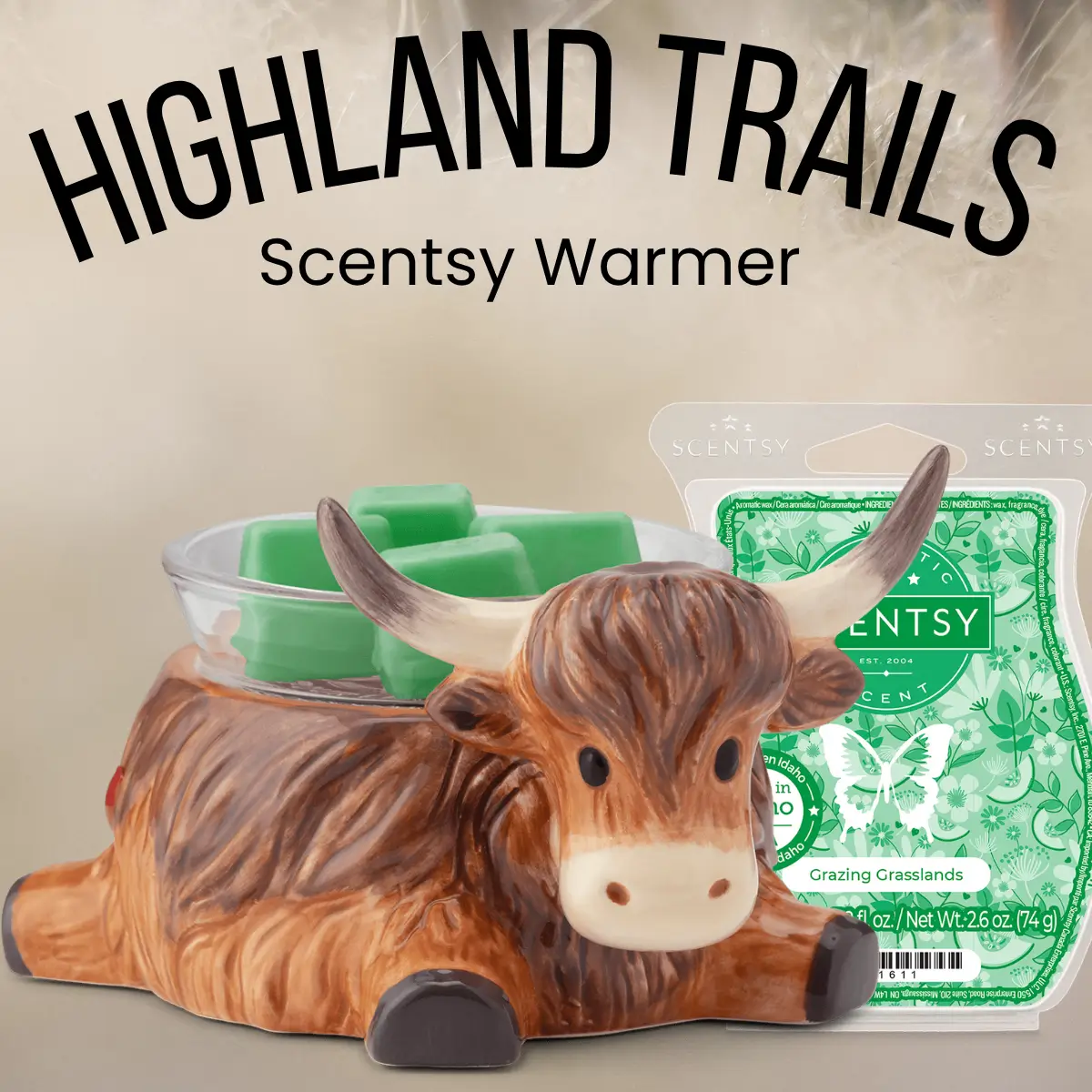 Highland Trails - Highland Cow Scentsy Warmer