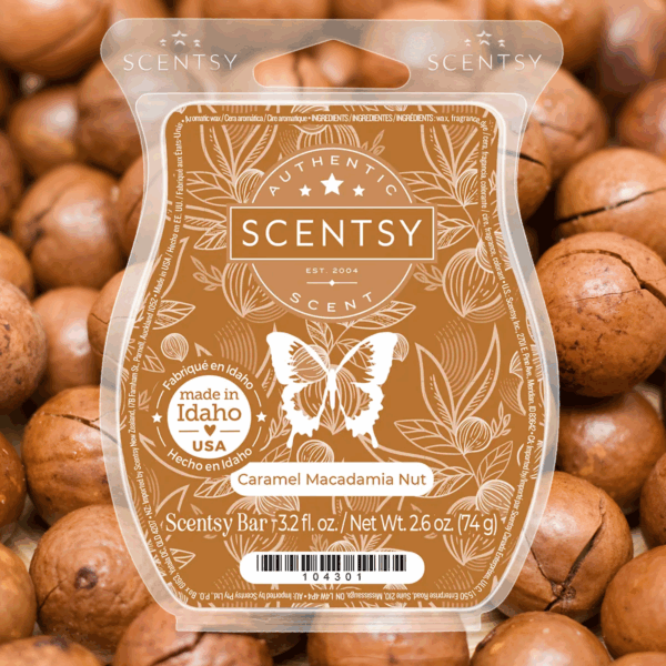 Caramel Macadamia Nut Scentsy Wax Bar