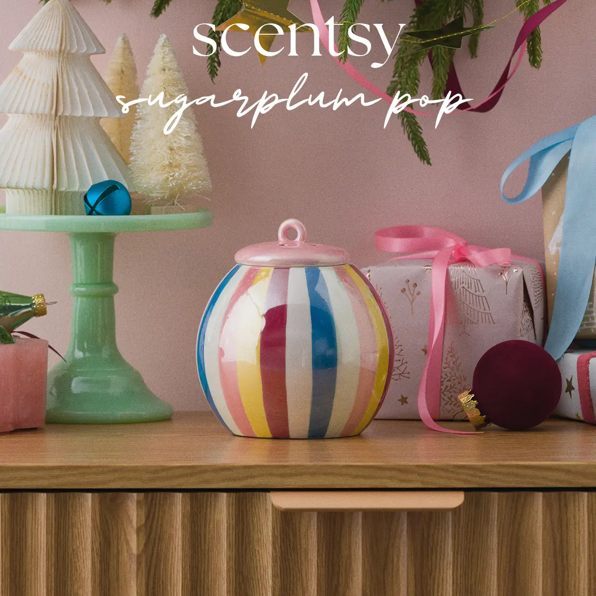Holiday 2026 (1200 X 1200 Px) (2) Sugarplum Pop Scentsy Warmer - Holiday 2026