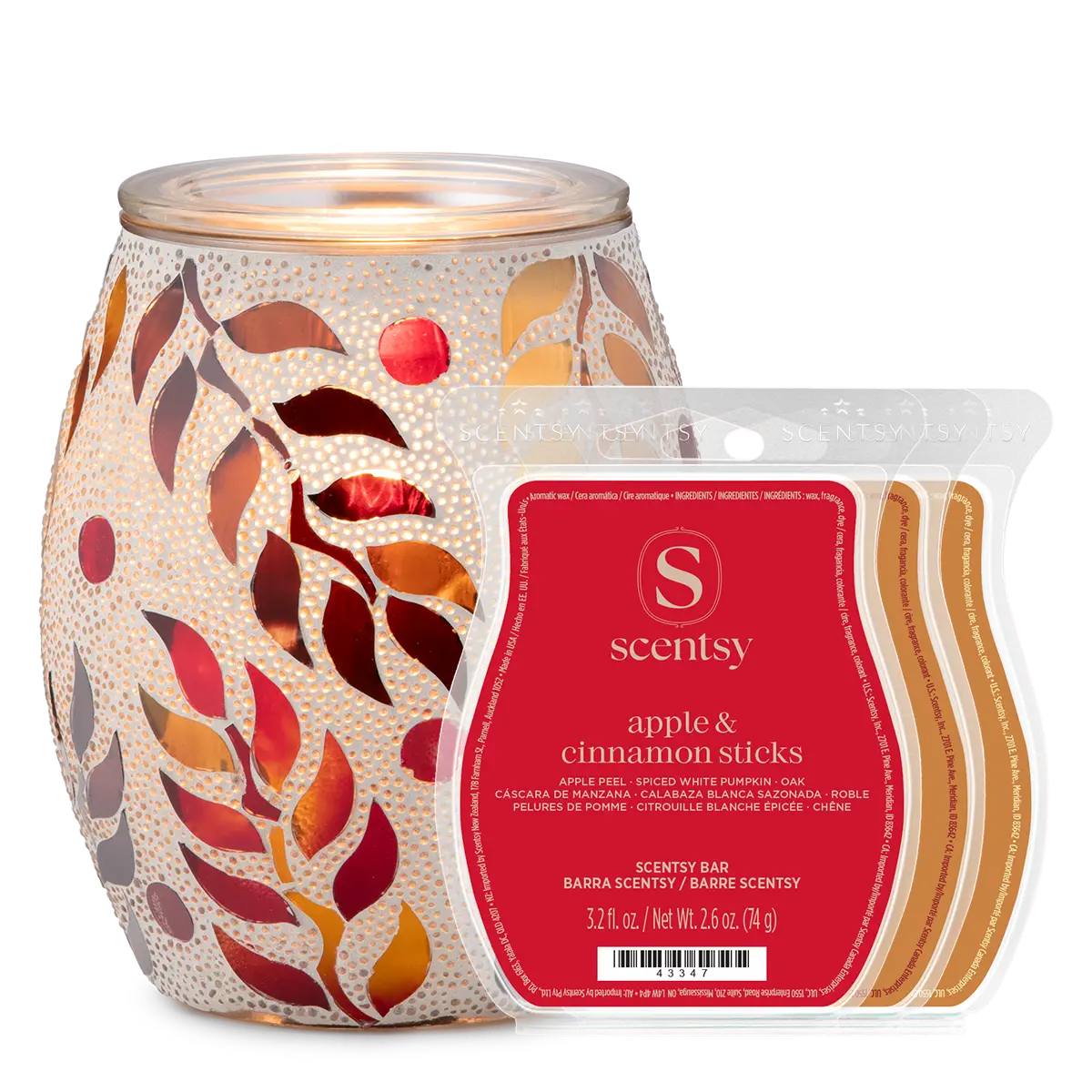 Canopy of Color Scentsy Warmer Bundle (3 FREE Bars)
