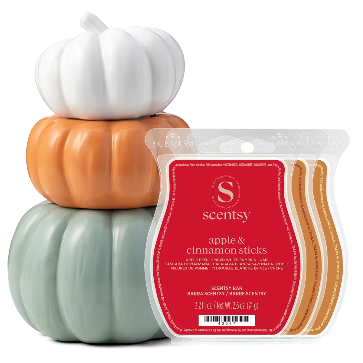 Homecolormepumpkinwarmer3Barbundleisopwsr1_Highres Color Me Pumpkin Scentsy Warmer Bundle (3 FREE Bars)