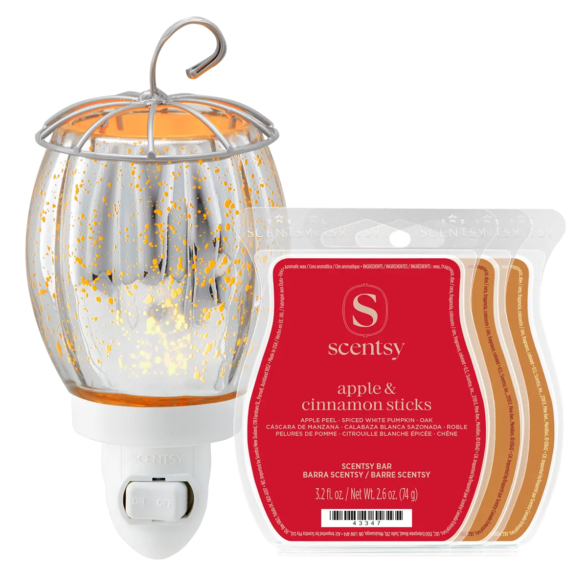 Homefallfairytaleminiwarmer3Barbundleisopwsr1_Highres Fall Fairy Tale Pumpkin Mini Scentsy Warmer Bundle (3 FREE Bars)