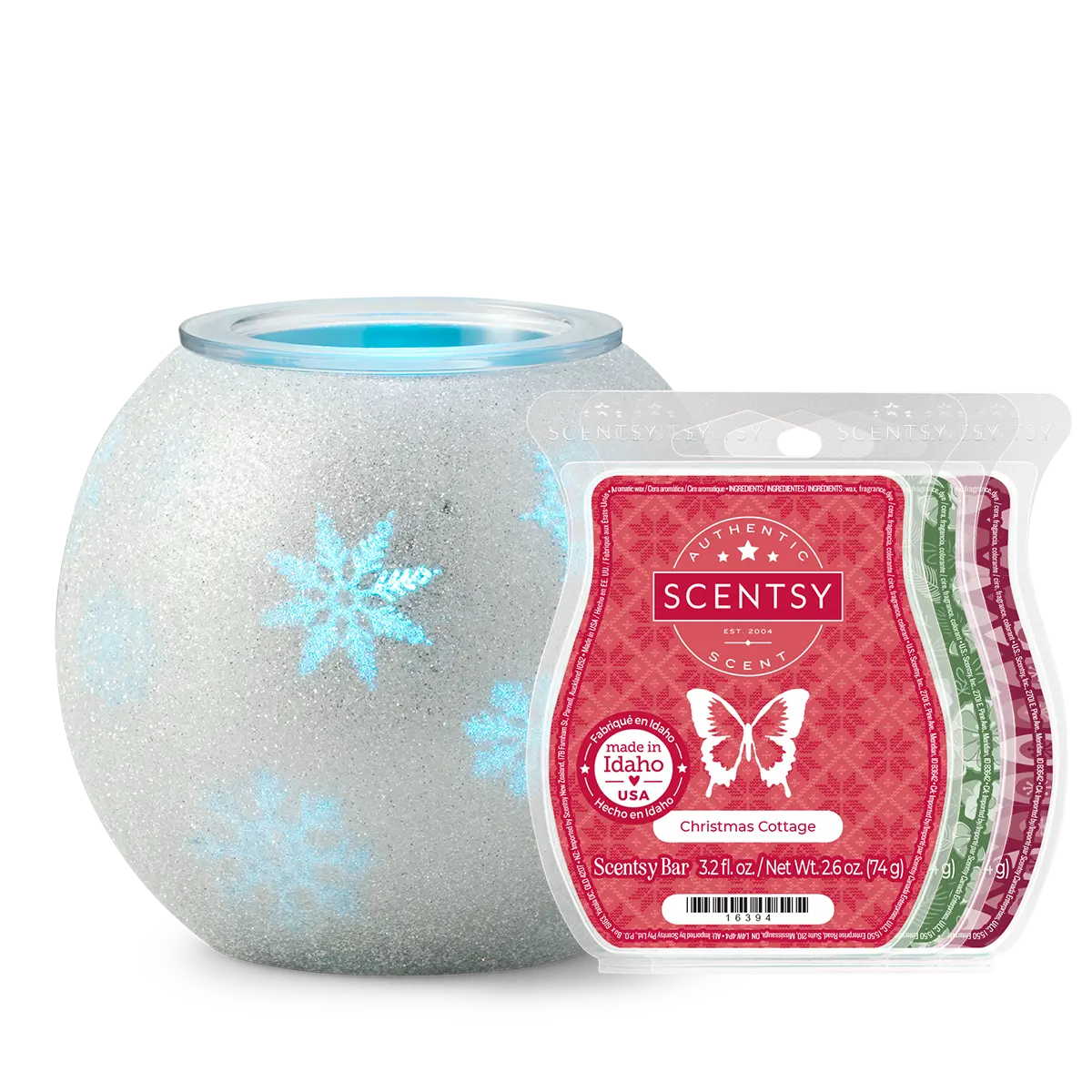 Blue Frost Scentsy Warmer + 3 FREE Bars