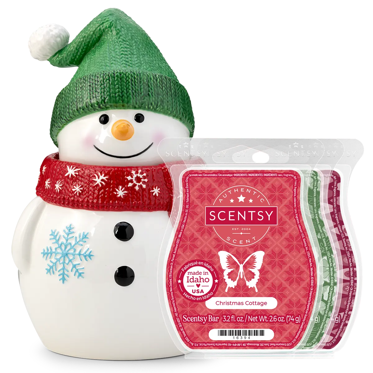 Looks like Snow Snowman Scentsy Warmer + 3 FREE Bars