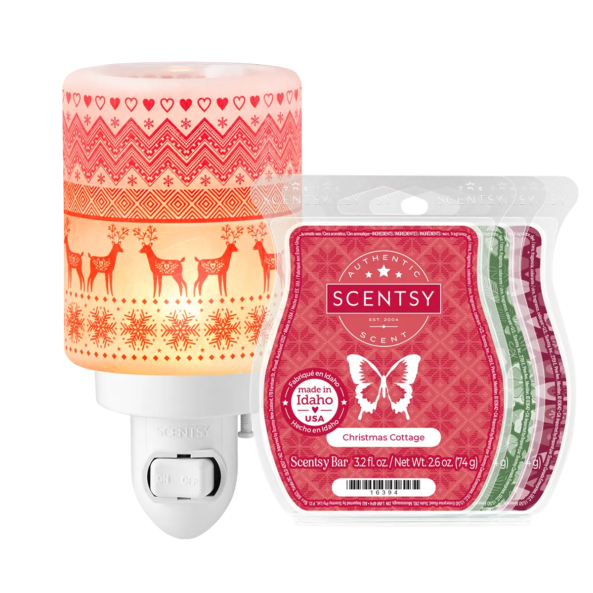 Nordic Winter Mini Scentsy Warmer + 3 FREE Bars