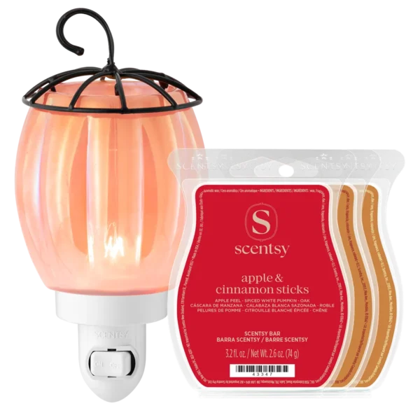 HomePetitePumpkinMiniWarmer3BarBundleISOPWSR1_highres Petite Pumpkin Mini Scentsy Warmer Bundle (3 FREE Bars)