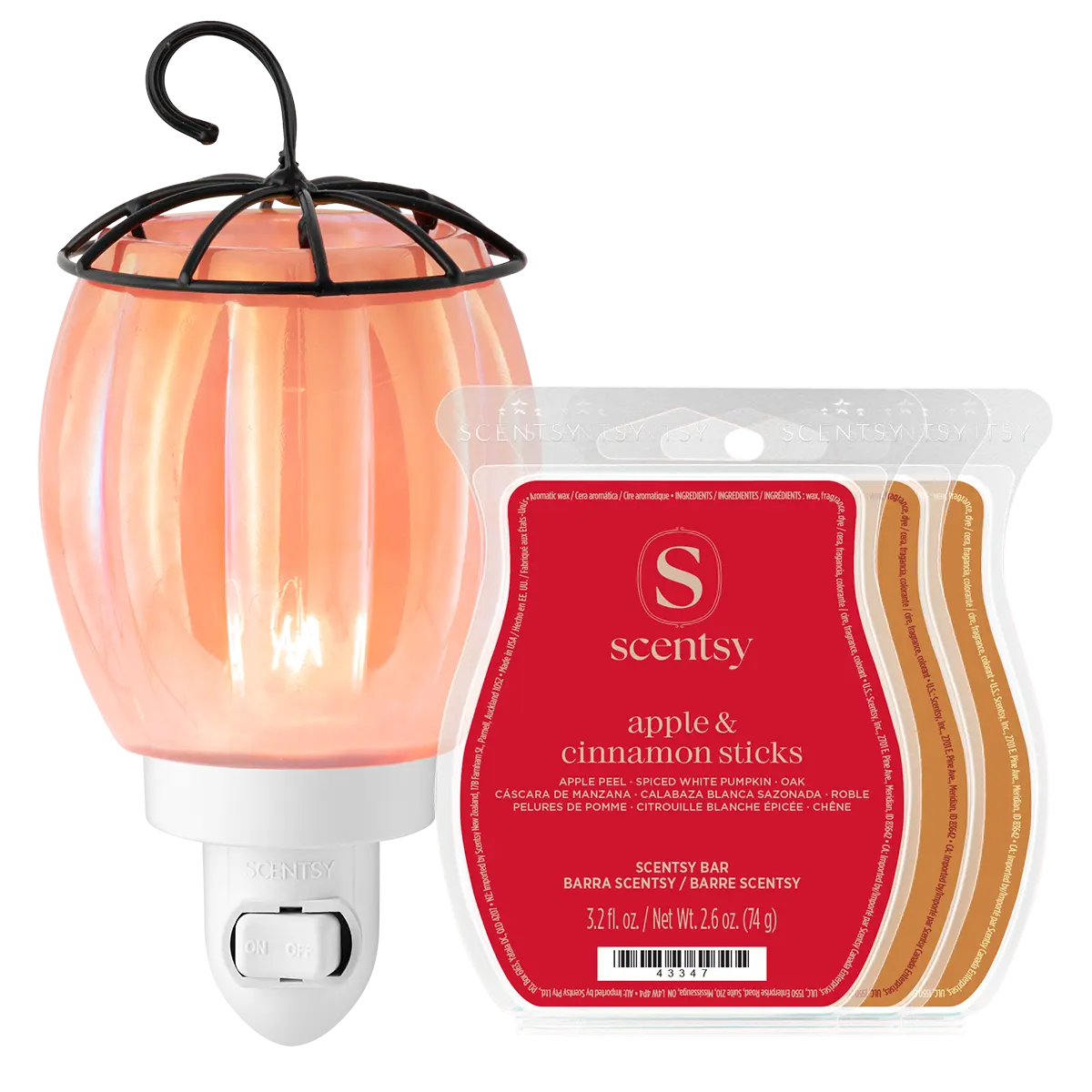 Petite Pumpkin Mini Scentsy Warmer Bundle  (3 FREE Bars)
