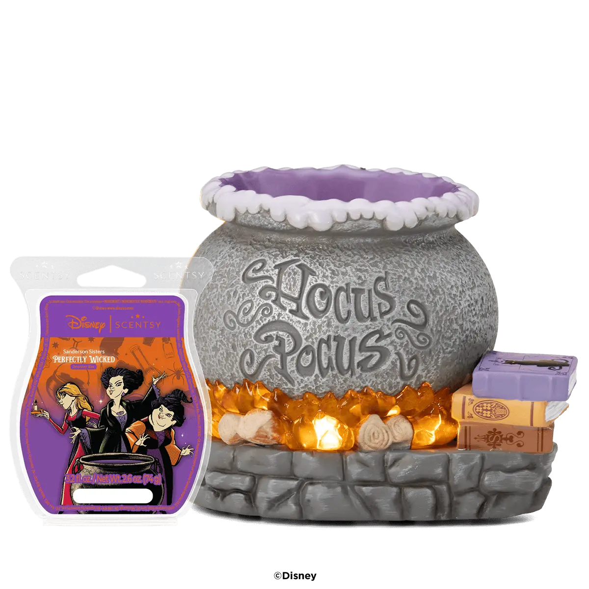 Hocus Pocus Disney Scentsy Warmer + Bar Bundle
