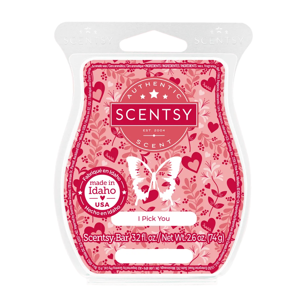 Scentsy Valentine's Day 2024 Wax Bar 3 Pack